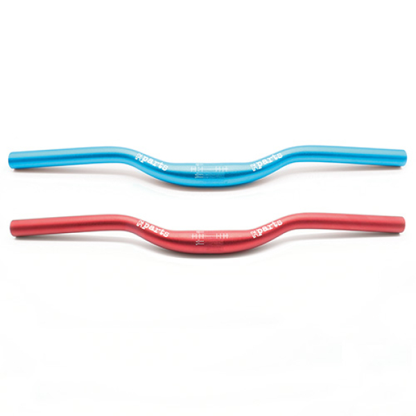 Lenker 52parts riser - 450 mm - laser red / laser blue